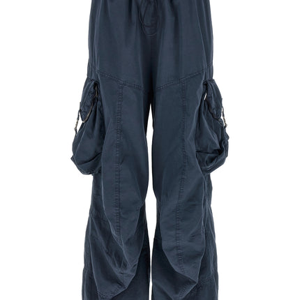 The Attico Blue Cotton Cargo Pants