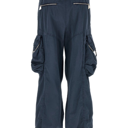 The Attico Blue Cotton Cargo Pants