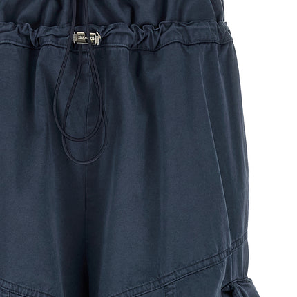 The Attico Blue Cotton Cargo Pants