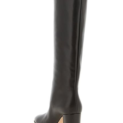 Gianvito Rossi Brown Calfskin Over The Knee