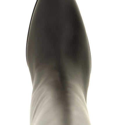 Gianvito Rossi Brown Calfskin Over The Knee