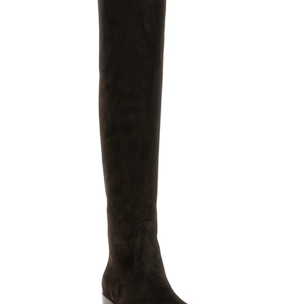 Gianvito Rossi Brown Suede Leather Over The Knee