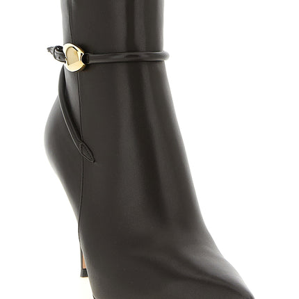 Gianvito Rossi Brown Lamb Leather Ankle Boots