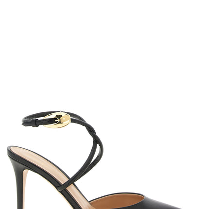 Gianvito Rossi Black Lamb Leather High Heel Pumps