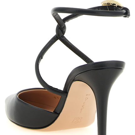 Gianvito Rossi Black Lamb Leather High Heel Pumps