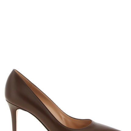 Gianvito Rossi Brown Calfskin High Heel Pumps