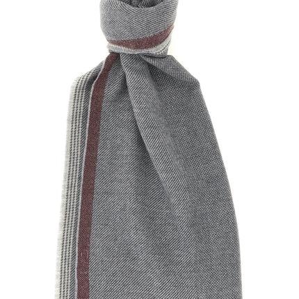Brunello Cucinelli Gray Wool Scarf