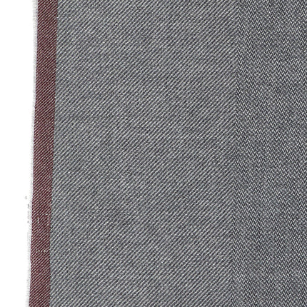Brunello Cucinelli Gray Wool Scarf