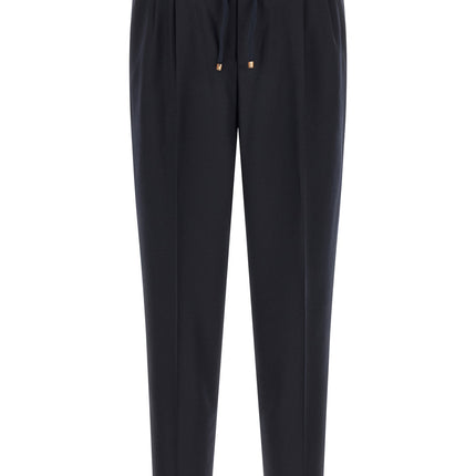 Brunello Cucinelli Blue Virgin Wool Casual Pants