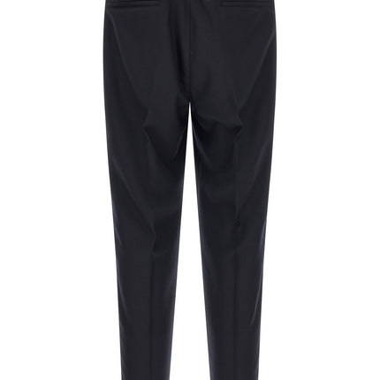 Brunello Cucinelli Blue Virgin Wool Casual Pants