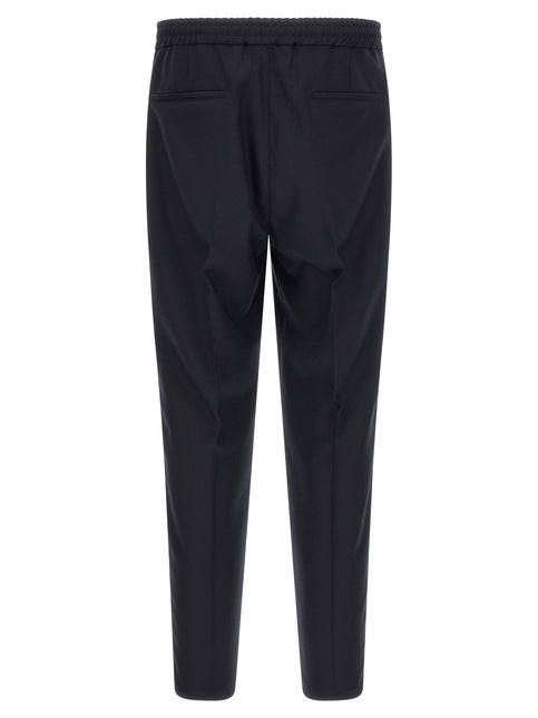 Brunello Cucinelli Blue Virgin Wool Casual Pants