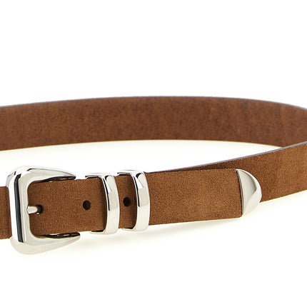 Brunello Cucinelli Brown Calfskin Regular Belt
