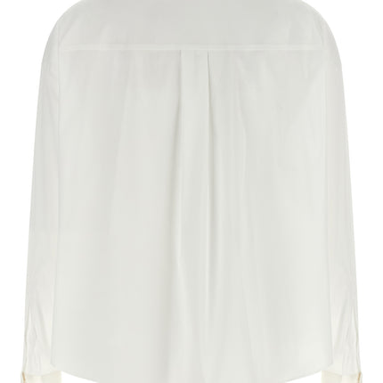 Brunello Cucinelli White Cotton Blouse