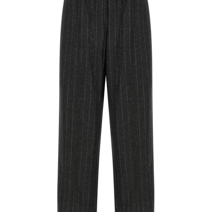 Brunello Cucinelli Gray Virgin Wool Casual Pants