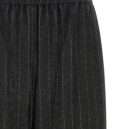 Brunello Cucinelli Gray Virgin Wool Casual Pants