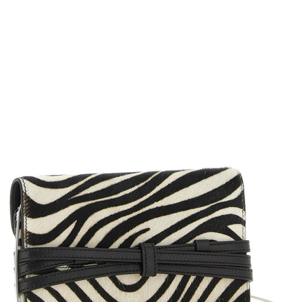 Moschino Bicolor Leather Cardholder