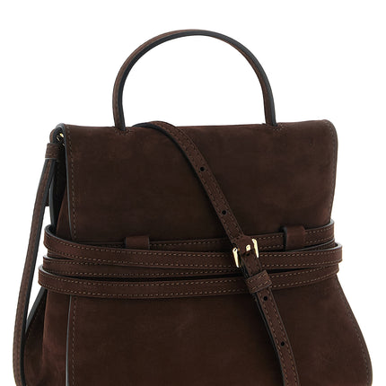 Moschino Brown Calfskin Handbag