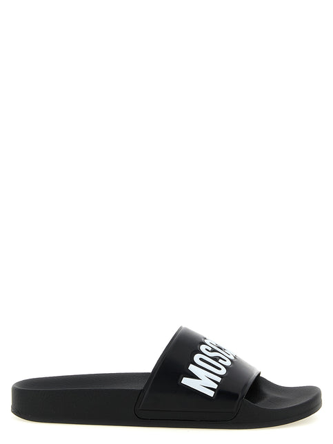 Moschino Bicolor Pvc Slides
