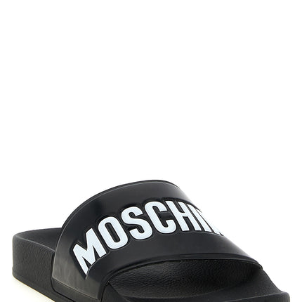 Moschino Bicolor Pvc Slides