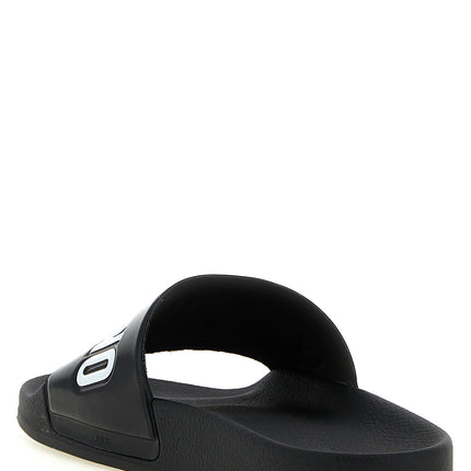 Moschino Bicolor Pvc Slides