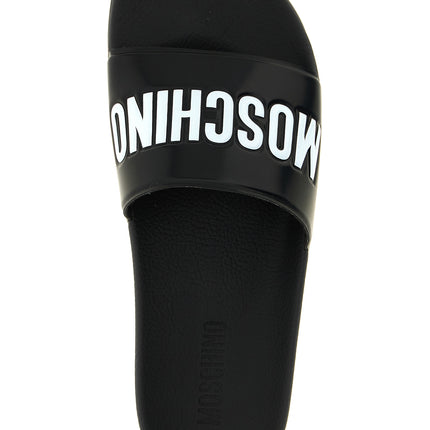 Moschino Bicolor Pvc Slides