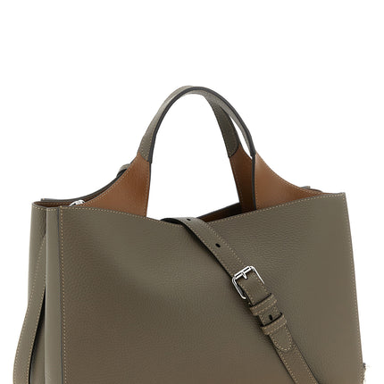 Tod's Gray Calfskin Handbag