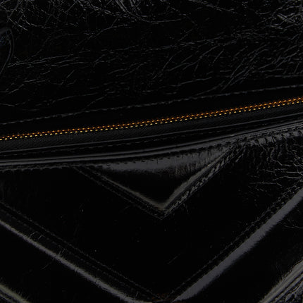 PINKO Black Calfskin Crossbody Bag