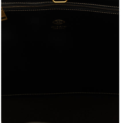 Tod's Brown Calfskin Tote Bag