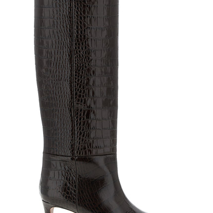 Paris Texas Brown Calfskin Over The Knee