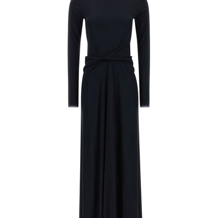 Fabiana Filippi Blue Viscose Long Dress