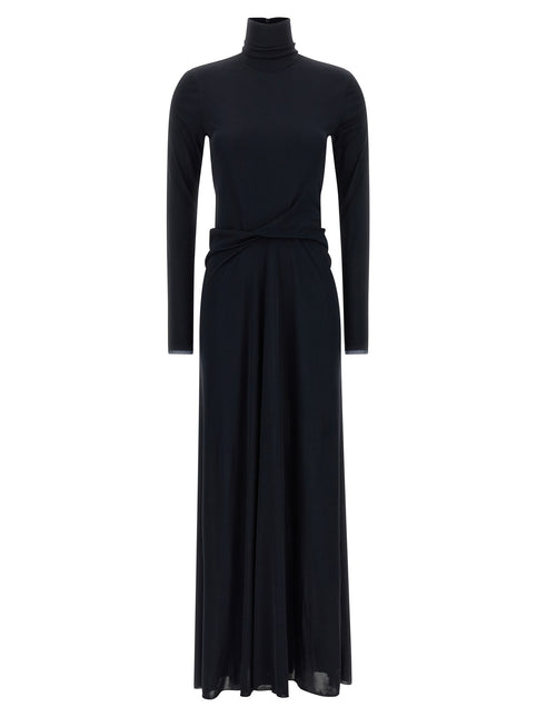 Fabiana Filippi Blue Viscose Long Dress