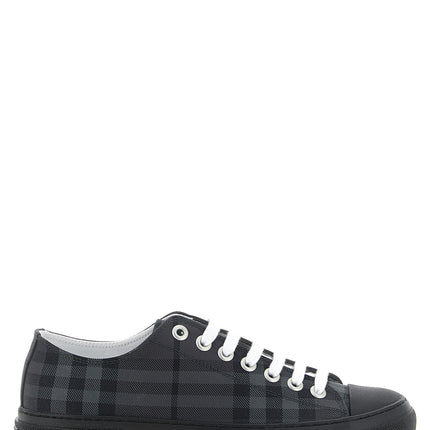 Burberry Gray Polyamide Low Top Sneakers