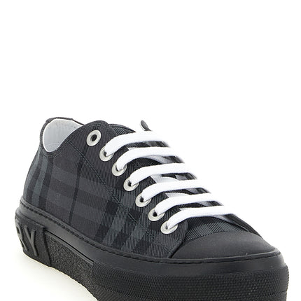 Burberry Gray Polyamide Low Top Sneakers