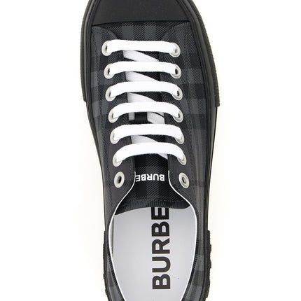 Burberry Gray Polyamide Low Top Sneakers