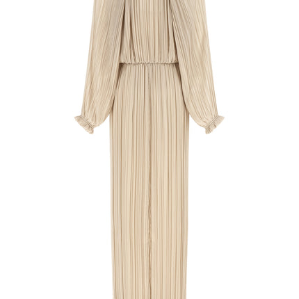 Fabiana Filippi Beige Polyester Long Dress