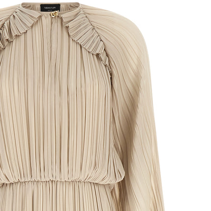 Fabiana Filippi Beige Polyester Long Dress