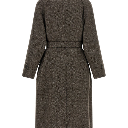 Brunello Cucinelli Brown Virgin Wool Coat