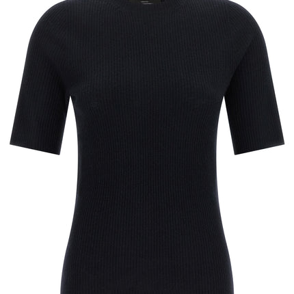 Fabiana Filippi Blue Virgin Wool T-Shirt