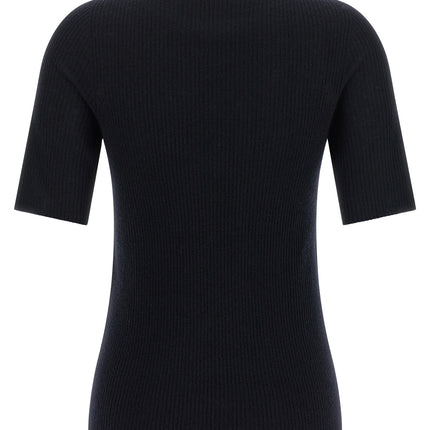 Fabiana Filippi Blue Virgin Wool T-Shirt