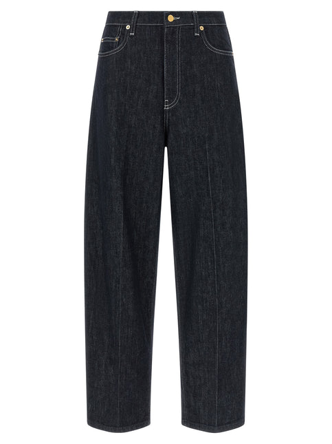 Fabiana Filippi Blue Cotton Jeans Denim