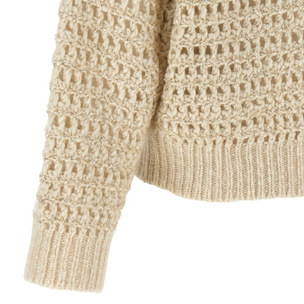 Brunello Cucinelli Beige Elastane Cardigan