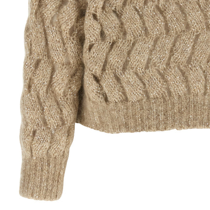 Brunello Cucinelli Beige Wool Cardigan
