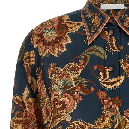 Zimmermann Multicolor Silk Blouse