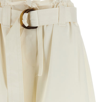 Zimmermann White Cotton Bermuda Shorts
