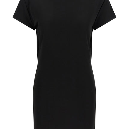 Jacquemus Black Viscose Short Dress