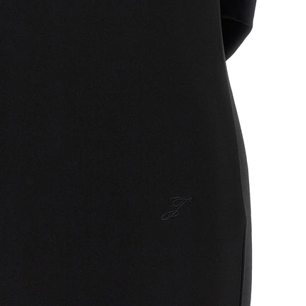 Jacquemus Black Viscose Short Dress