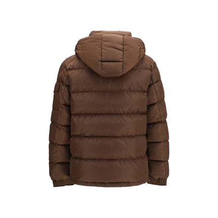 Moncler Brown Polyamide Full-Length Jacket Moncler