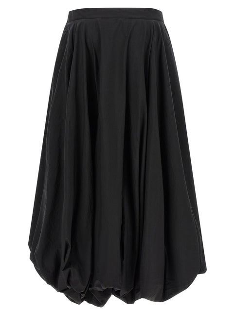 Y-3 Black Polyamide Mini Skirt