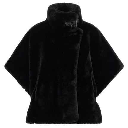 PINKO Black Polyester Coat