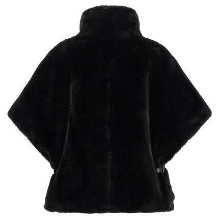 PINKO Black Polyester Coat